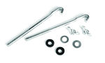 Ford Parts -  Battery Hold Down Clamp Kit - Includes 2 Each - Nuts, Rubber Washers, Metal Washers and Bolts