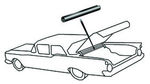 Ford Parts -  Trunk Torsion Bar Anti Rattle Gasket