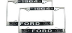 Chevrolet Parts -  License Plate Frame - Year On Top - "FORD" On Bottom