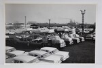 Ford Parts -  Photo - New '57 Fords Loaded On Car Carriers - 12" X 18"