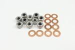 Ford Parts -  Housing Stud Kit - Original Style, Cadmium Plated, Self Locking Nuts. Correct Washers (Inc. 10 Nuts and 10 Washers)