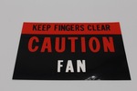 Ford Parts -  Radiator "Caution Fan" Decal
