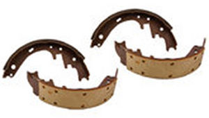 Ford Car Brake Shoes - Front Brake Shoe With Lining - 11" X 2-1/4" - All Models (4 Pieces) Photo Main