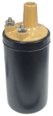 Ignition Coil Reproduction - Original Coil W/ Black Body and "Mustard Top" (Exc. Transistorized Ignition) Photo Main