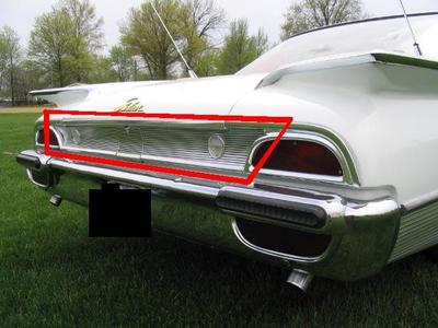 Rear Trunk Lid - Finish Stainless Steel Panel Set - Body Styles 54a, 62a, 63a, 75a and 76b Photo Main
