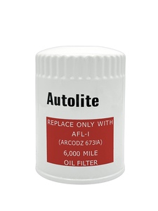 Oil Filter Element Absolutely Concourse Correct. Silk-Screened With White/Red "Autolite" With Ford Script Photo Main