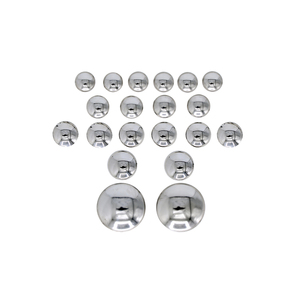 Convertible Top Interior Bolt Stainless Cap Covers -5 Different Sizes (18pcs) Photo Main