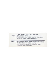 Jack Hook Instruction Decal Photo Main