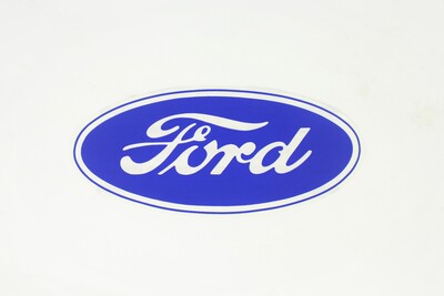 9 1/2" Ford Oval Blue On Clear Photo Main