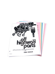 Car Sales Literature Ford 406 Engine Parts and Accessory Folder Photo Main
