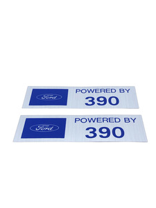 Powered By 390 Valve Cover Decal Photo Main