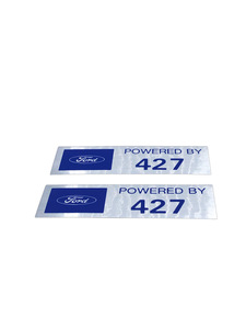 Powered By 427 Valve Cover Decal Photo Main
