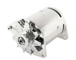 Ford Parts -  Alternator - Powergen 12 Volt, 6 Cyl and V-8 - Offset Left Hinge Mount Chrome Case