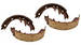 Ford Parts -  Brake Shoes - Front Brake Shoe With Lining - 11" X 2-1/4" - All Models (4 Pieces)