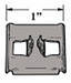 Ford Parts -  Moulding Clip - Door and Quarter Panel