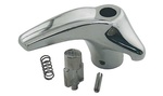 Ford Parts -  Crank Handle and Knob - Window Vent - Chrome, Right Vent Window Handle and Button