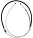 Ford Parts -  Emergency Park Brake Cable Rear -Convertible and Skyliner Retractable Hardtop