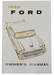 Ford Parts -  Owners Manual 1958