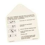 Ford Parts -  Heater Instruction Tag