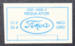 Ford Parts -  Voltage Regulator Decal (Blue) Ford Part #C2AF-10505-A - Late 1962-63