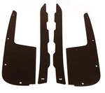 Ford Parts -  Rear Quarter Trim Black Cardboard Trim Pieces Located In The Rear Quarter Trim Area