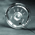 Ford Parts -  Fuel Gauge Lens Galaxie