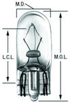 Ford Parts -  Bulbs - 12v Wedge Style #161 (Automatic Transmission Indicator)