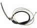 Ford Parts -  Emergency Park Brake Cable - Rear - 80-1/2" Long - Galaxie