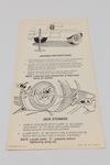 Ford Parts -  Jack Instruction Sheet