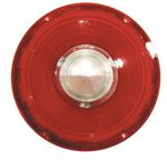 Ford Parts -  Taillight Lens W/ Center Back-Up Light -1957 All Models, 1958 Ranchero and Sedan Delivery