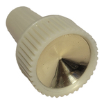 Ford Parts -  Ford Air Vent Knob - White W/ Gold Insert (2 Per Car)
