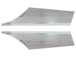 Ford Parts -  Ford Car Washboard Moulding Set - Aluminum - Body Styles 54a, 62a, 63a, 65a, 71e, 71f, 75a And 76b