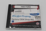 Ford Parts -  1958 Ford Shop Manual On CD