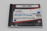 Ford Parts -  1961 Ford Shop Manual On CD