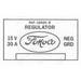Ford Parts -  Voltage Regulator "Ford" Decal