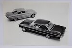 Ford Parts -  Photo - Galaxie Hardtop and Falcon Sprint Hardtop - 12" X 18"