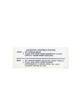 Ford Parts -  Jack Hook Instruction Decal