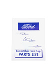 Ford Parts -  Retractable Hard Top Parts List