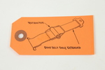 Ford Parts -  Seat Belt Instruction Tag