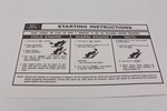 Ford Parts -  Sun Visor Sleeve Decal -Starting Instructions